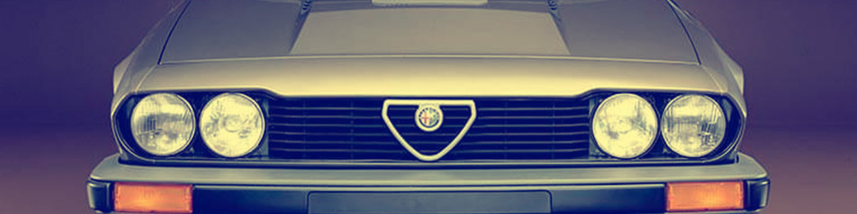 Alfa Romeo GTV para rodajes frontal