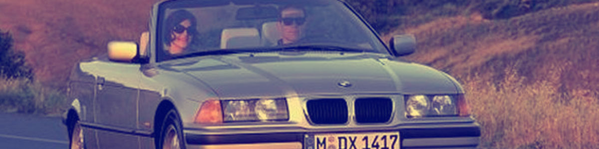 Coches para rodajes BMW 320 Cabrio banner 1