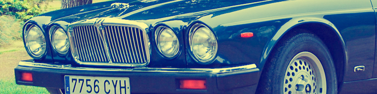 Jaguar XJ para rodajes delantera